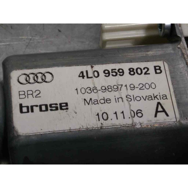 Recambio de elevalunas delantero derecho para audi q7 (4l) 3.0 tdi referencia OEM IAM 4L0837462A  4L0959802A