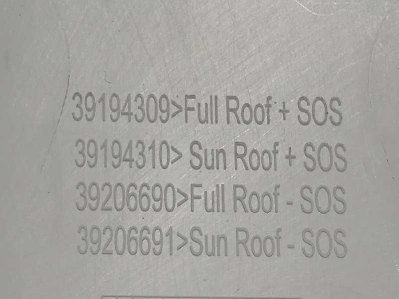 Recambio de luz interior para opel grandland x referencia OEM IAM 30194309  9825205380