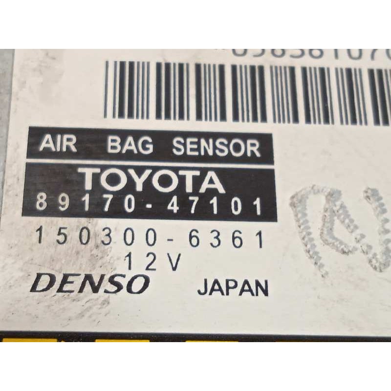 Recambio de centralita airbag para toyota prius (nhw30) referencia OEM IAM 8917047101  1503006361