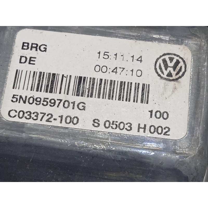 Recambio de elevalunas delantero izquierdo para volkswagen tiguan (5n2) t1 bluemotion referencia OEM IAM 5N1837729G  5N0959701G