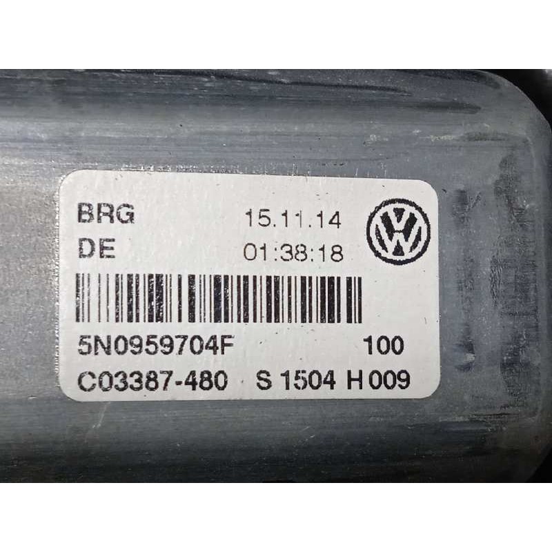 Recambio de elevalunas trasero derecho para volkswagen tiguan (5n2) t1 bluemotion referencia OEM IAM 5N0839730R  5N0959704F