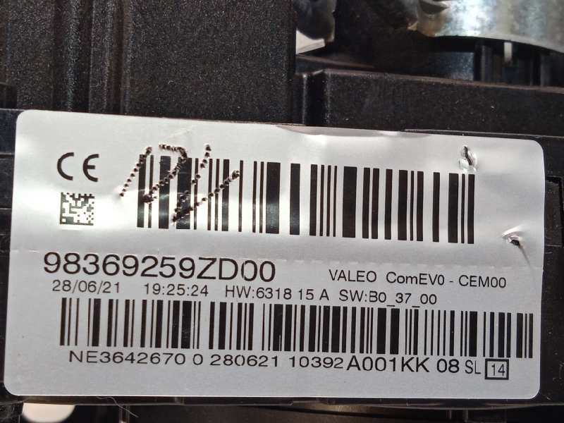 Recambio de mando intermitentes para peugeot 208 (p2) active referencia OEM IAM 98369259ZD  