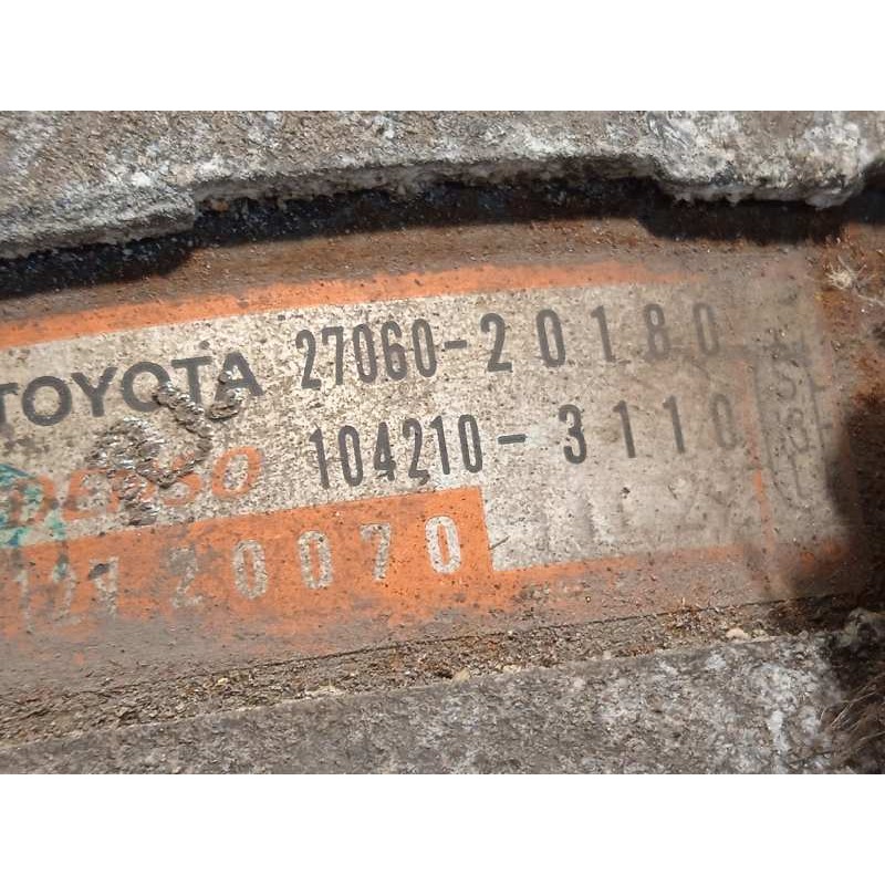 Recambio de alternador para lexus rx300 (mcu15) 3.0 v6 24v cat referencia OEM IAM 2706020180  1042103110