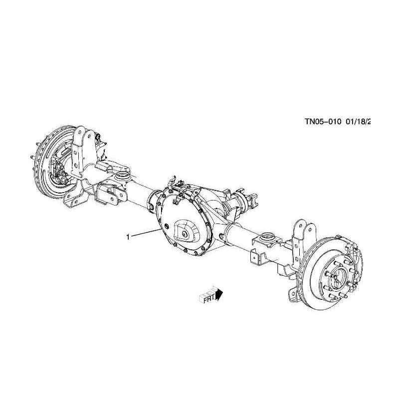 Recambio de puente trasero para hummer h2 6.0 referencia OEM IAM 15888324  