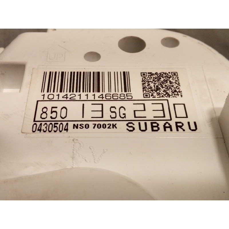 Recambio de cuadro instrumentos para subaru forester executive referencia OEM IAM 85013SG230  