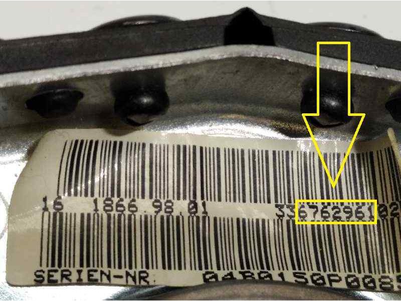 Recambio de airbag delantero izquierdo para bmw x5 (e53) 3.0d referencia OEM IAM 6762961  32306762961