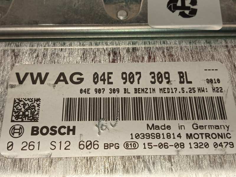 Recambio de centralita motor uce para seat leon (5f1) reference referencia OEM IAM 04E907309BL  0261S12606