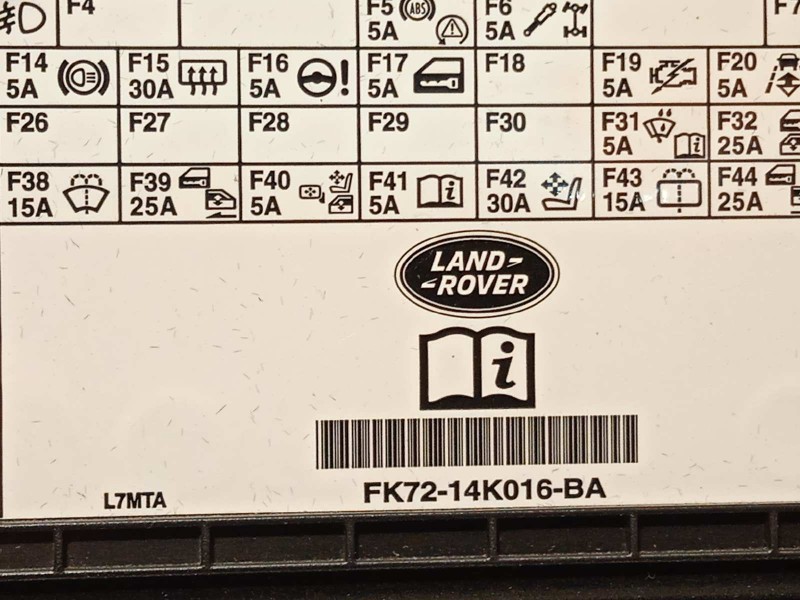 Recambio de guantera para land rover discovery sport 2.0 td4 cat referencia OEM IAM FK7214K016BA  LR073430