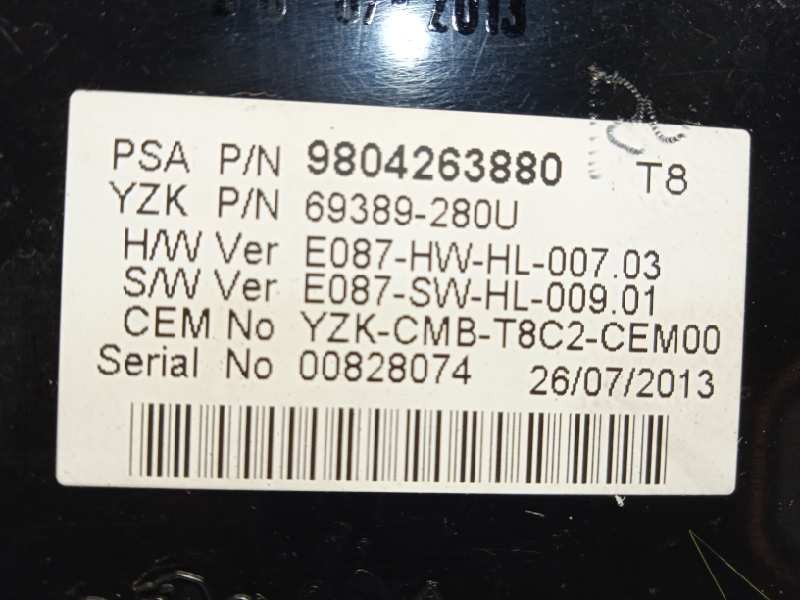 Recambio de cuadro instrumentos para peugeot 5008 1.6 hdi fap referencia OEM IAM 9804263880 9805170680 9677785180
