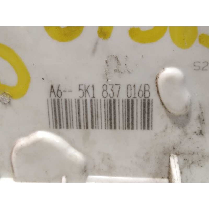 Recambio de cerradura puerta delantera derecha para volkswagen golf vi (5k1) gtd referencia OEM IAM 5K1837016B  