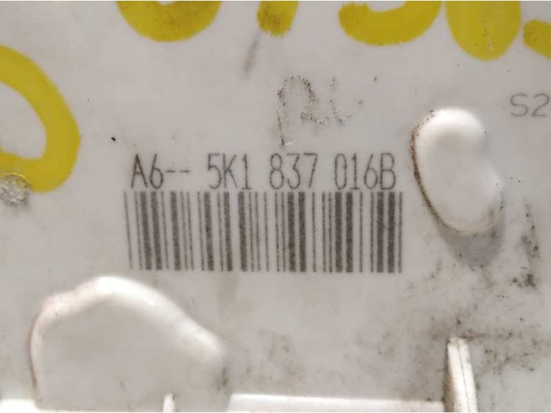 Recambio de cerradura puerta delantera derecha para volkswagen golf vi (5k1) gtd referencia OEM IAM 5K1837016B  