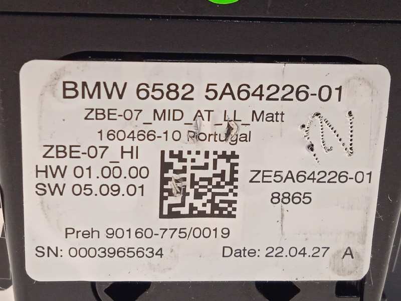 Recambio de mando multifuncion para bmw serie x3 (g01) xdrive20d referencia OEM IAM 65825A64226  5A64226