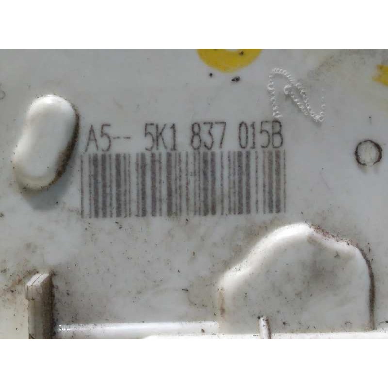 Recambio de cerradura puerta delantera izquierda para volkswagen golf vi (5k1) gtd referencia OEM IAM 5K1837015B  