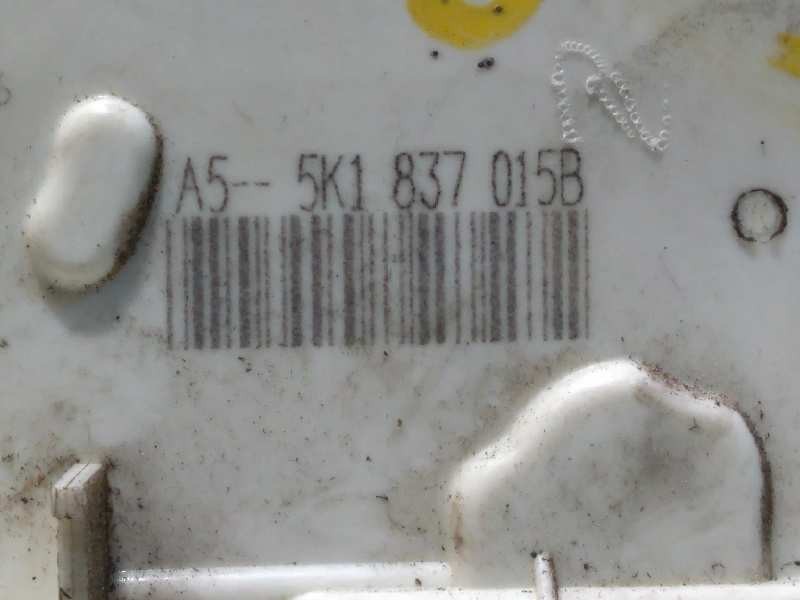 Recambio de cerradura puerta delantera izquierda para volkswagen golf vi (5k1) gtd referencia OEM IAM 5K1837015B  