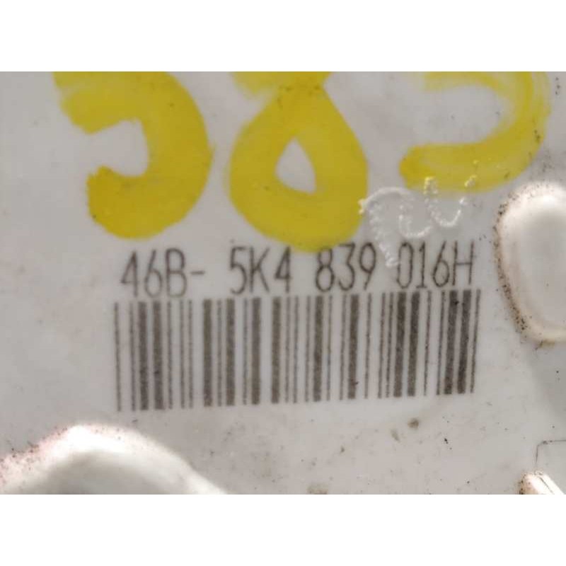 Recambio de cerradura puerta trasera derecha para volkswagen golf vi (5k1) gtd referencia OEM IAM 5K4839016H  