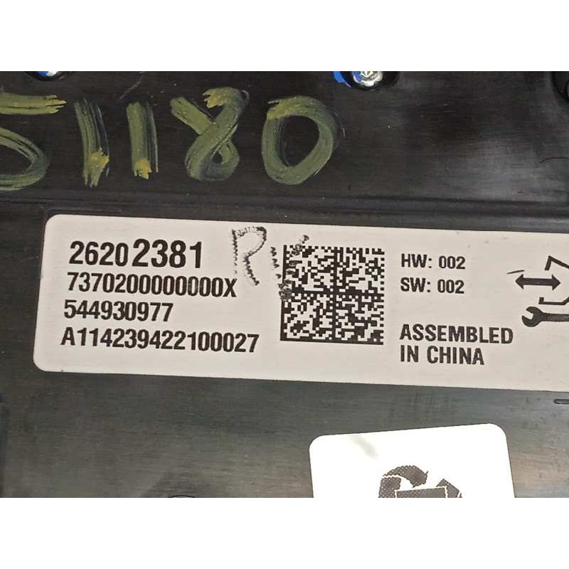 Recambio de mando climatizador para opel insignia sports tourer 2.0 cdti referencia OEM IAM 26202381  