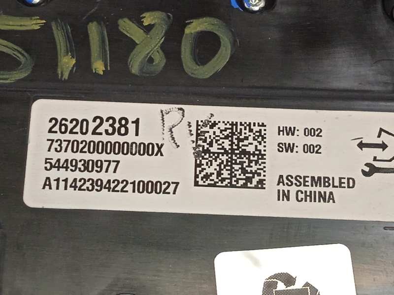 Recambio de mando climatizador para opel insignia sports tourer 2.0 cdti referencia OEM IAM 26202381  