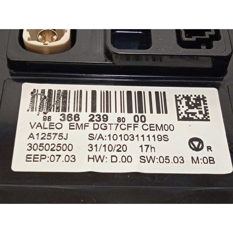 Recambio de pantalla multifuncion para peugeot 208 (p2) referencia OEM IAM 9838129680  