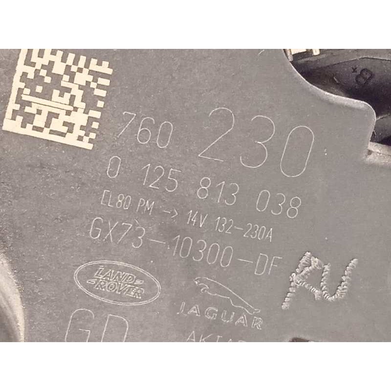 Recambio de alternador para land rover evoque 2.0 td4 cat referencia OEM IAM GX7310300DF LR105985 0125813038