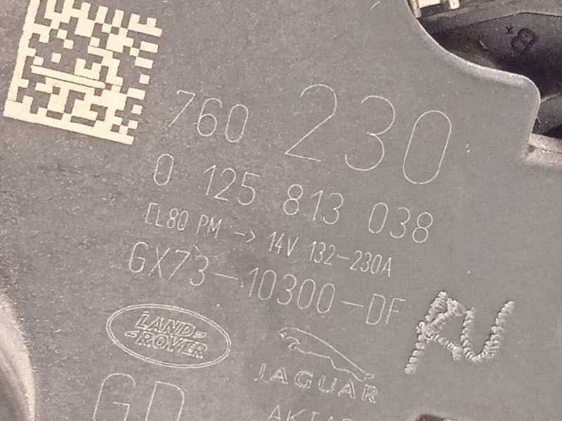 Recambio de alternador para land rover evoque 2.0 td4 cat referencia OEM IAM GX7310300DF LR105985 0125813038