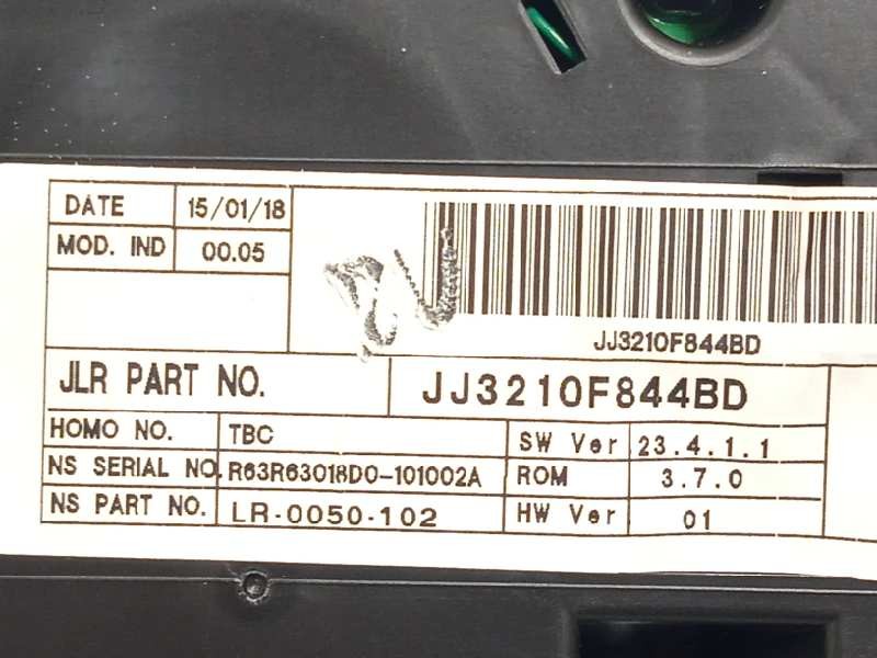 Recambio de cuadro instrumentos para land rover evoque 2.0 td4 cat referencia OEM IAM JJ3210F844BD  LR108992