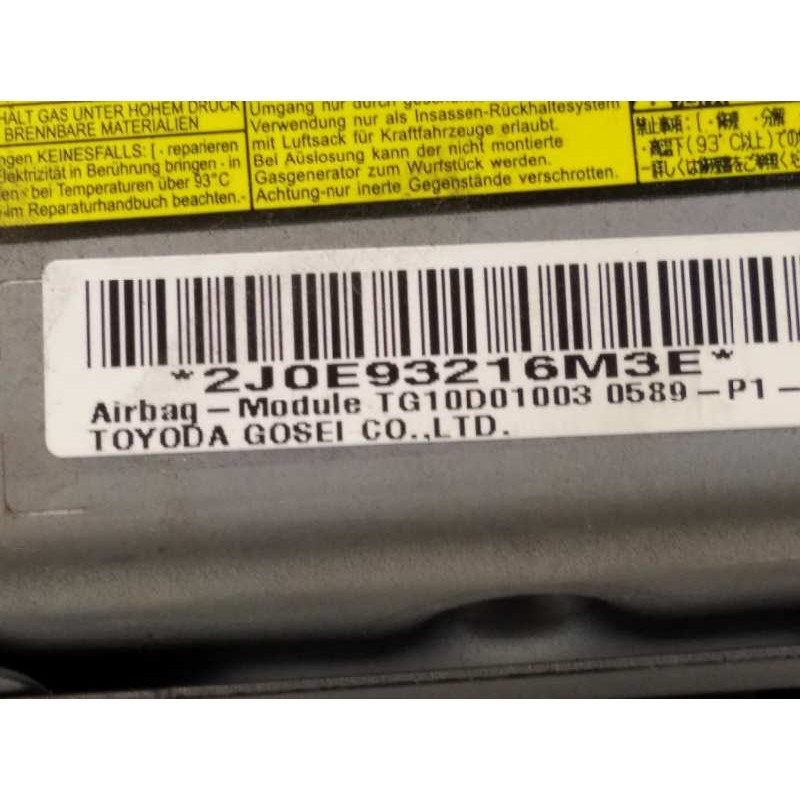 Recambio de airbag delantero izquierdo para toyota avensis 1.8 16v cat referencia OEM IAM TG10D01003  7390005031C0