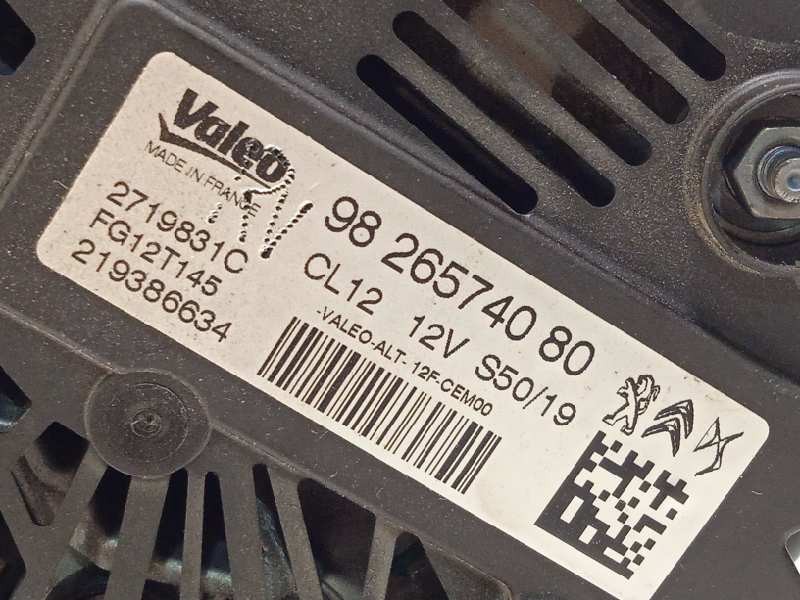 Recambio de alternador para opel corsa f 1.2 referencia OEM IAM 9826574080  FG12T145