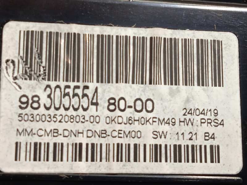 Recambio de cuadro instrumentos para peugeot 3008 allure referencia OEM IAM 9830555480  