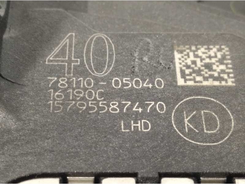 Recambio de potenciometro pedal para toyota avensis 1.8 16v cat referencia OEM IAM 7811005040  