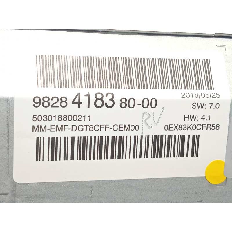 Recambio de pantalla multifuncion para peugeot 3008 gt line referencia OEM IAM 9828418380  982841838000