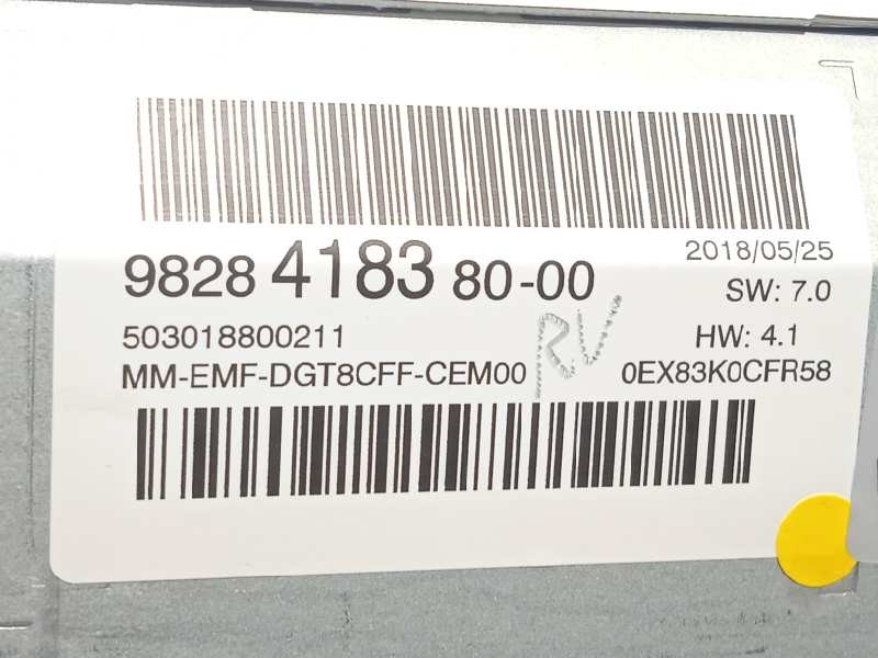 Recambio de pantalla multifuncion para peugeot 3008 gt line referencia OEM IAM 9828418380  982841838000