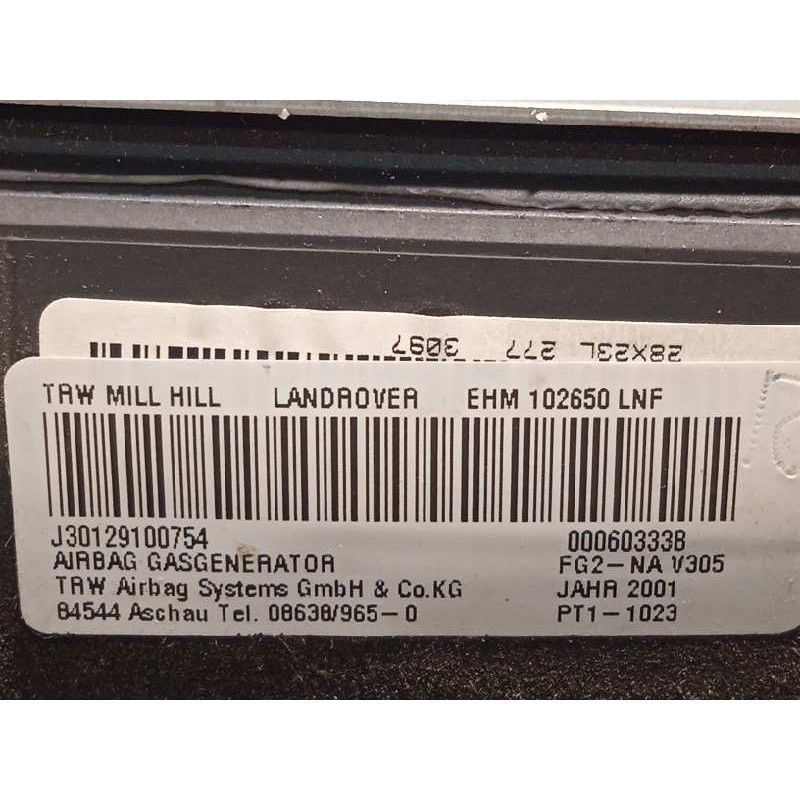 Recambio de airbag delantero izquierdo para land rover discovery (lt) 2.5 turbodiesel referencia OEM IAM EHM102650LNF  EHM102650