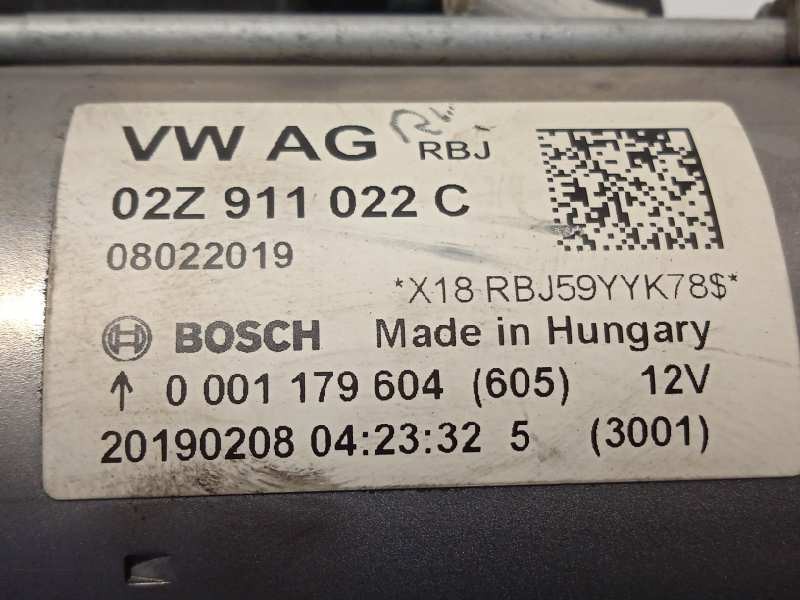 Recambio de motor arranque para seat ibiza (kj1) fr referencia OEM IAM 02Z911022C  0001179604