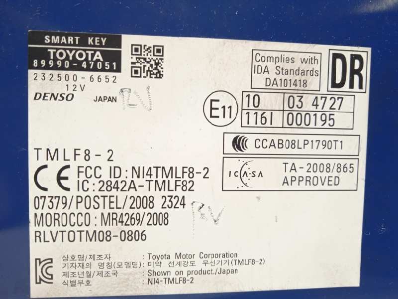 Recambio de modulo electronico para toyota prius (nhw30) referencia OEM IAM 8999047051  2325006652