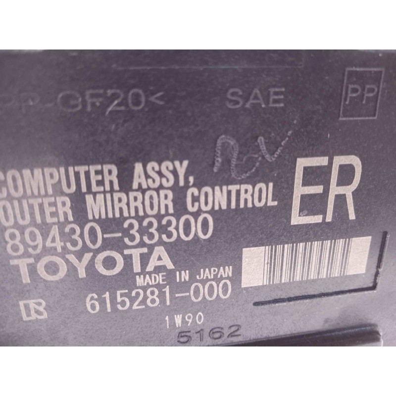 Recambio de modulo electronico para lexus es 300h referencia OEM IAM 8943033300  