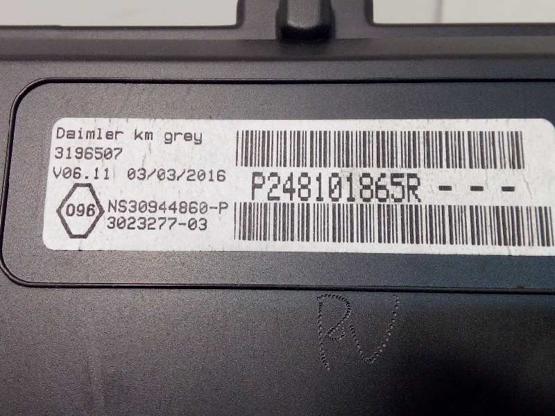 Recambio de cuadro instrumentos para mercedes-benz citan (w415) mixto 111 cdi extralang (a3) (415605) referencia OEM IAM 2481018