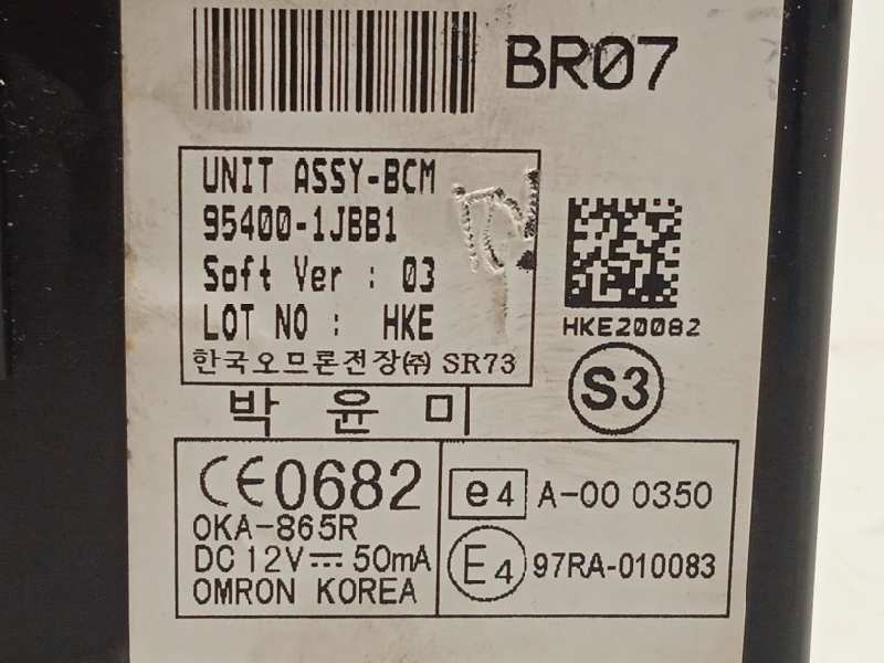 Recambio de modulo electronico para hyundai i20 city s referencia OEM IAM 954001JBB1  