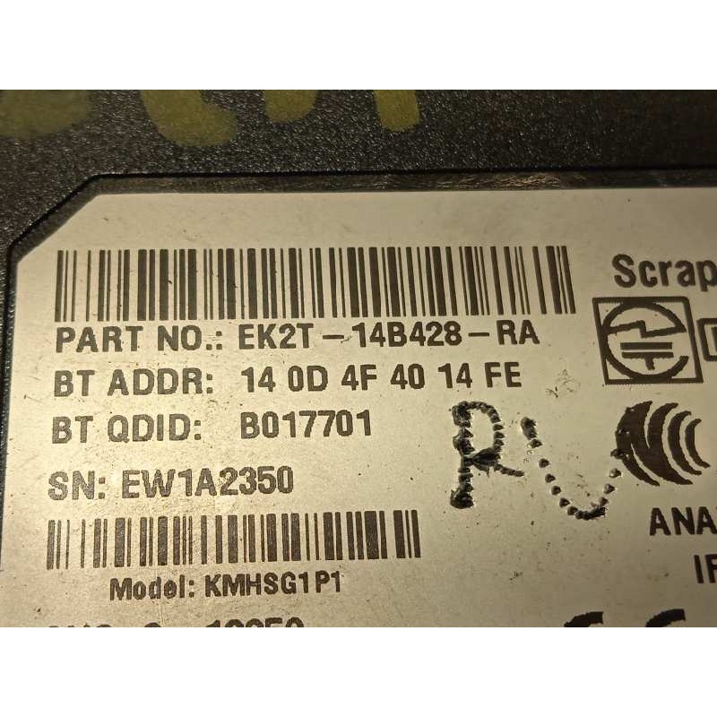 Recambio de modulo electronico para ford transit custom kombi 2.0 tdci cat referencia OEM IAM EK2T14B428RA  