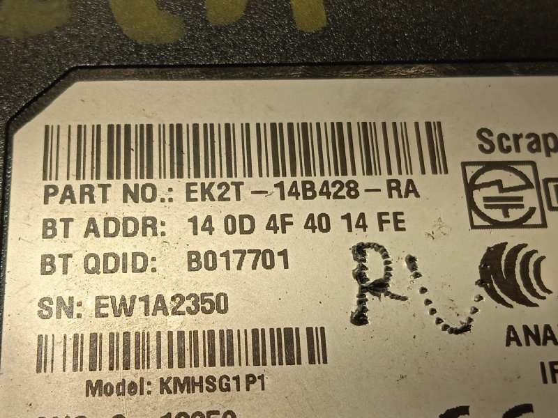 Recambio de modulo electronico para ford transit custom kombi 2.0 tdci cat referencia OEM IAM EK2T14B428RA  