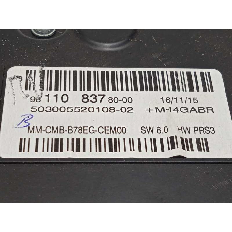 Recambio de cuadro instrumentos para citroën c4 picasso live referencia OEM IAM 9811083780  