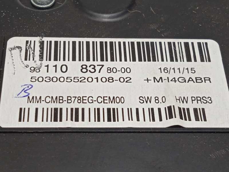 Recambio de cuadro instrumentos para citroën c4 picasso live referencia OEM IAM 9811083780  