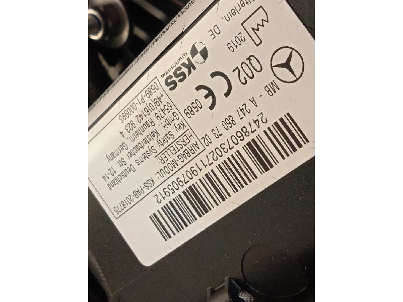 Recambio de kit airbag para mercedes-benz clase b (w247) b200 referencia OEM IAM A2476803300 A0008601600 A2478607302