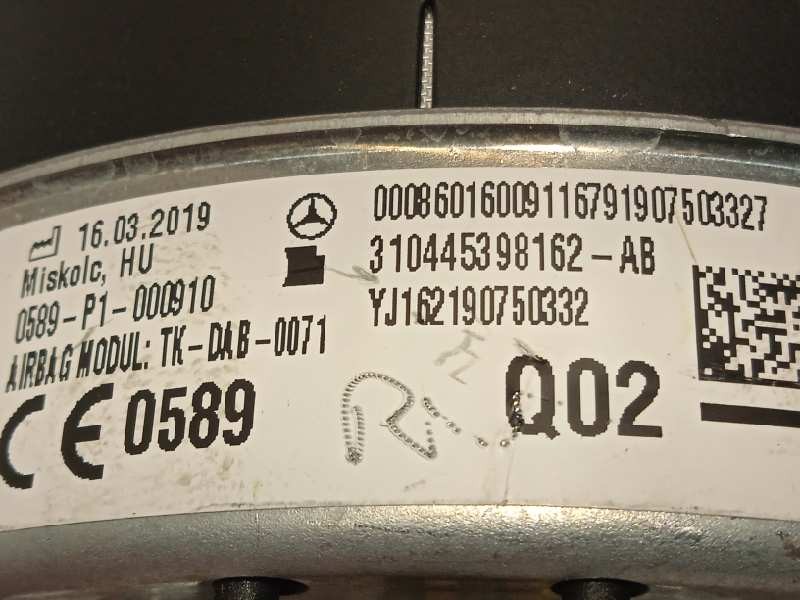 Recambio de kit airbag para mercedes-benz clase b (w247) b200 referencia OEM IAM A2476803300 A0008601600 A2478607302