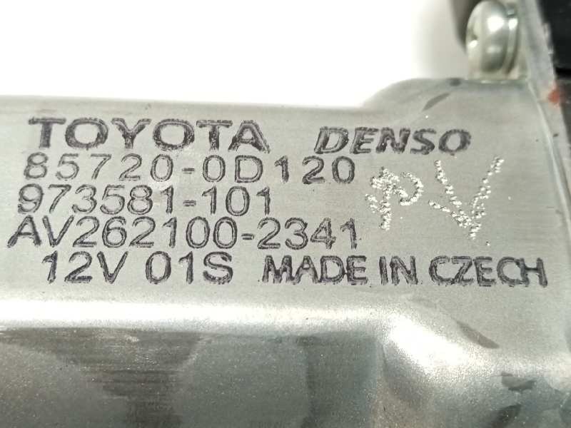 Recambio de elevalunas trasero derecho para toyota auris hybrid active referencia OEM IAM 857200D120  973581101