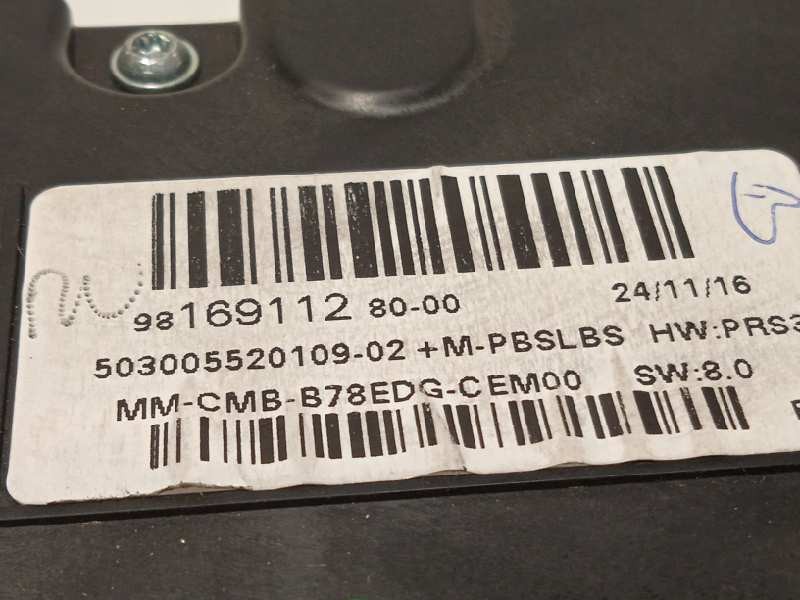 Recambio de cuadro instrumentos para citroën c4 picasso live referencia OEM IAM 9816911280  