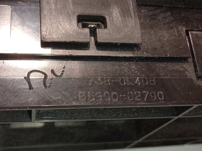 Recambio de mando climatizador para toyota auris 1.8 16v (híbrido) referencia OEM IAM 5590002790  5590002790C0