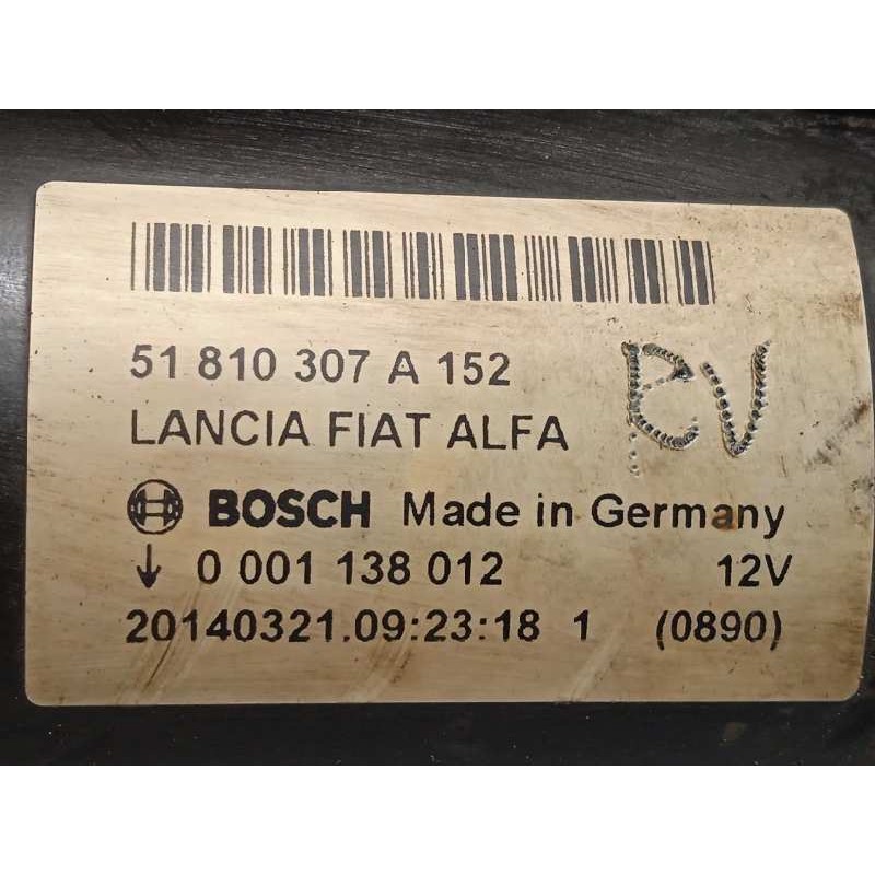 Recambio de motor arranque para lancia ypsilon (402) 1.3 jtd 16v referencia OEM IAM 51810307  0001138012
