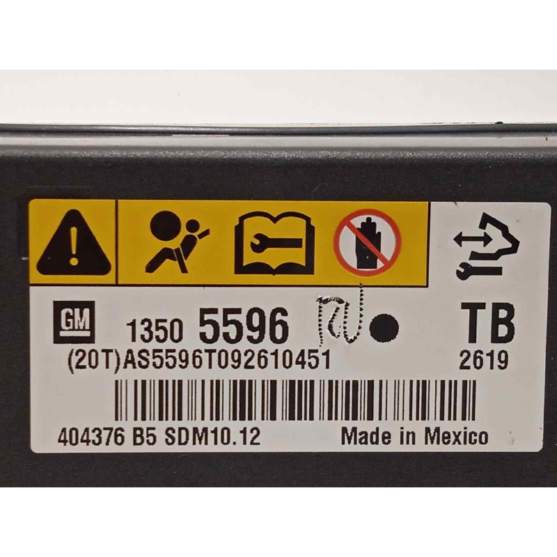 Recambio de centralita airbag para opel insignia sports tourer sport referencia OEM IAM 13505596  