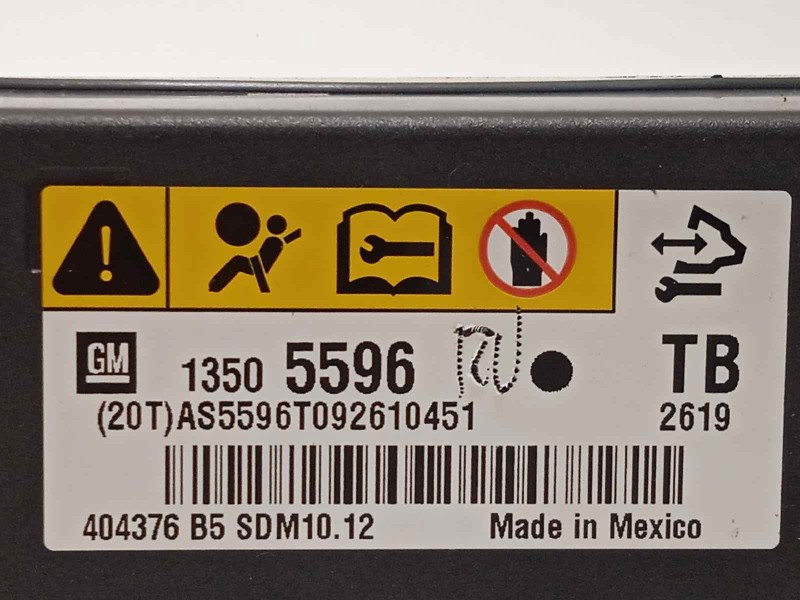 Recambio de centralita airbag para opel insignia sports tourer sport referencia OEM IAM 13505596  