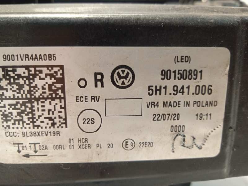 Recambio de faro derecho para volkswagen golf viii lim. (cd1) style referencia OEM IAM 5H1941006  